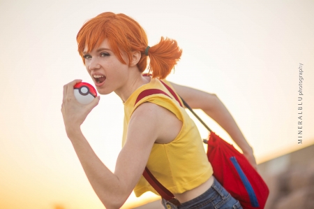 Amouranth Mineralblu Photography at Oni Con as Misty of Pokemon