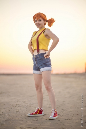 Amouranth Mineralblu Photography at Oni Con as Misty of Pokemon