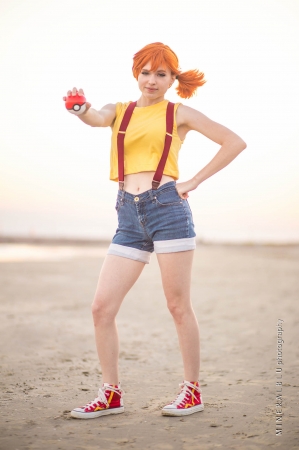 Amouranth Mineralblu Photography at Oni Con as Misty of Pokemon